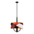 Varaluz Patchwork 3 Light Pendant Blac Satin Bras Patchwork in Black/Satin Brass/Patchwork Finish Model: 501P03BLSB