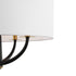Varaluz Patchwork 4 Light Pendant Blac Satin Brass in Black/Satin Brass Finish Model: 503P04BLSB