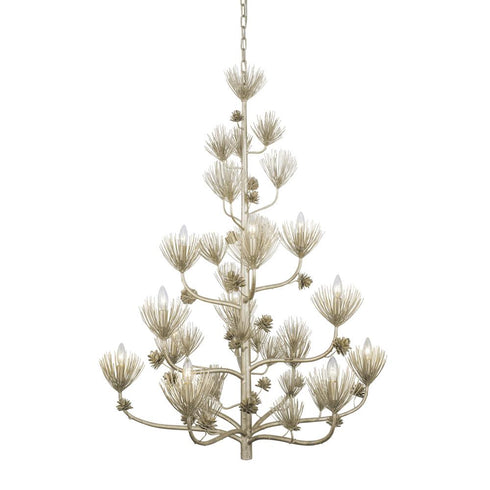 Varaluz Pinion 12 Light 3 Tier Chandelier Zen Gold Model: 365C12ZG