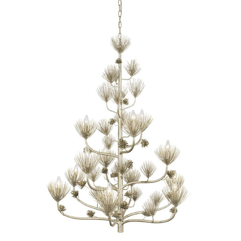 Varaluz Pinion 12 Light 3 Tier Chandelier Zen Gold Model: 365C12ZG