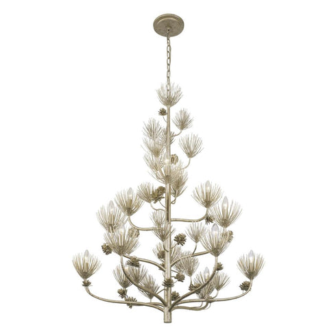 Varaluz Pinion 12 Light 3 Tier Chandelier Zen Gold Model: 365C12ZG
