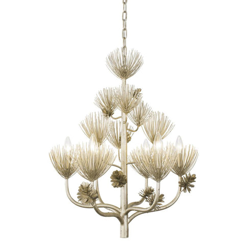 Varaluz Pinion 6 Light Chandelier Zen Gold Model: 365C06ZG