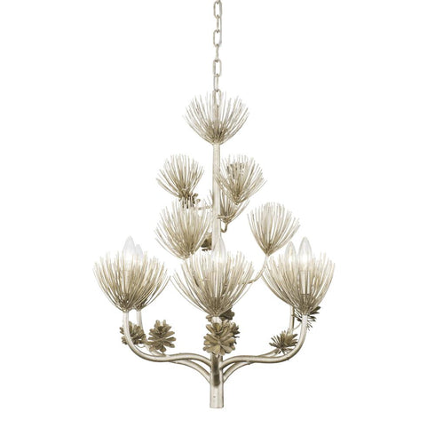 Varaluz Pinion 6 Light Chandelier Zen Gold Model: 365C06ZG