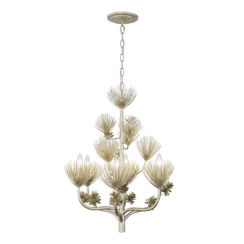 Varaluz Pinion 6 Light Chandelier Zen Gold Model: 365C06ZG