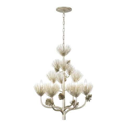 Varaluz Pinion 6 Light Chandelier Zen Gold Model: 365C06ZG