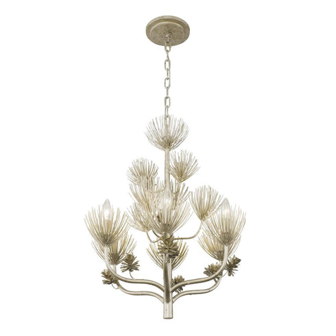 Varaluz Pinion 6 Light Chandelier Zen Gold Model: 365C06ZG