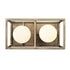Varaluz Plaza 2 Light Bath Havana Gol Carbon in Havana Gold/Carbon Finish Model: 325B02HGCB