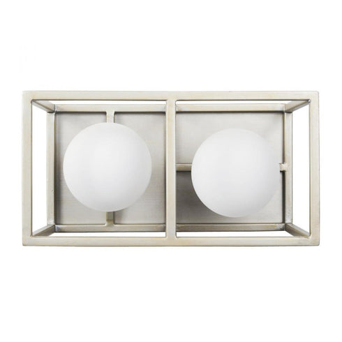 Varaluz Plaza 2 Light Bath Silverad Carbon in Silverado/Carbon Finish Model: 325B02SOCB