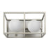 Varaluz Plaza 2 Light Bath Silverad Carbon in Silverado/Carbon Finish Model: 325B02SOCB