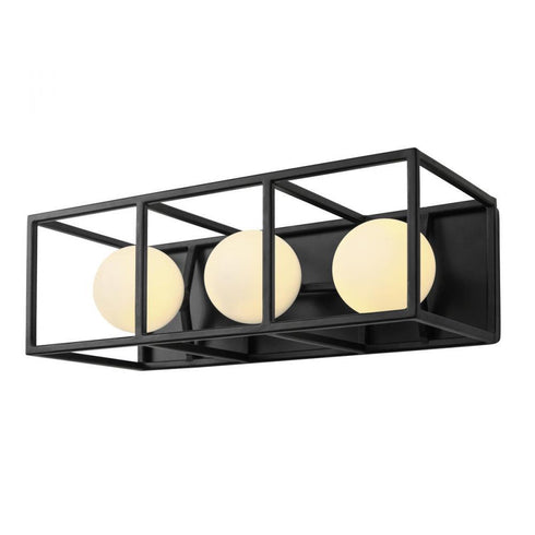 Varaluz Plaza 3 Light Bath Carbo Havana Gold in Carbon/Havana Gold Finish Model: 325B03CBHG