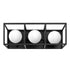 Varaluz Plaza 3 Light Bath Carbo Havana Gold in Carbon/Havana Gold Finish Model: 325B03CBHG