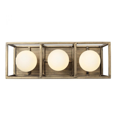 Varaluz Plaza 3 Light Bath Havana Gol Carbon in Havana Gold/Carbon Finish Model: 325B03HGCB