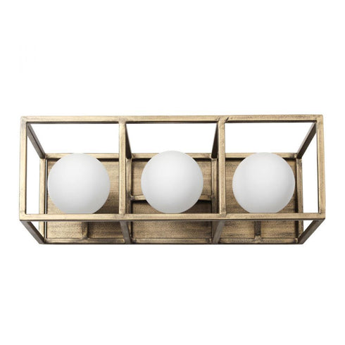 Varaluz Plaza 3 Light Bath Havana Gol Carbon in Havana Gold/Carbon Finish Model: 325B03HGCB