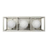 Varaluz Plaza 3 Light Bath Silverad Carbon in Silverado/Carbon Finish Model: 325B03SOCB