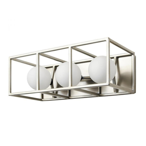 Varaluz Plaza 3 Light Bath Silverad Carbon in Silverado/Carbon Finish Model: 325B03SOCB