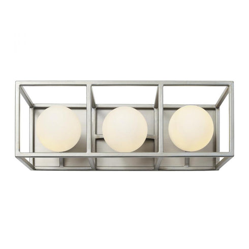 Varaluz Plaza 3 Light Bath Silverad Carbon in Silverado/Carbon Finish Model: 325B03SOCB