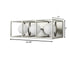 Varaluz Plaza 3 Light Bath Silverad Carbon in Silverado/Carbon Finish Model: 325B03SOCB
