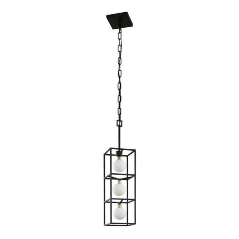 Varaluz Plaza 3 Light Foyer Carbo Havana Gold in Carbon/Havana Gold Finish Model: 325F03CBHG