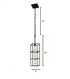 Varaluz Plaza 3 Light Foyer Carbo Havana Gold in Carbon/Havana Gold Finish Model: 325F03CBHG