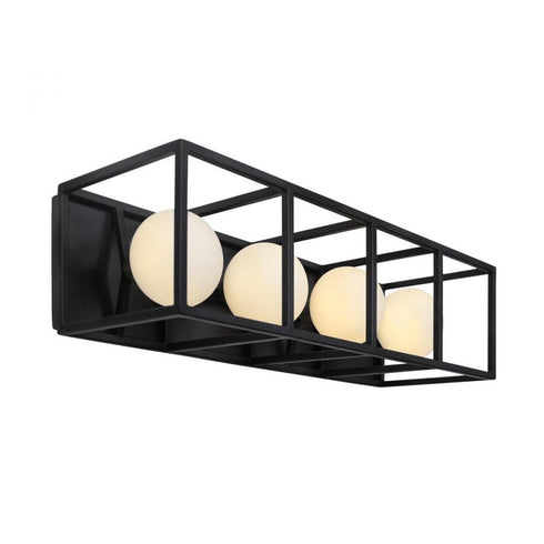Varaluz Plaza 4 Light Bath Carbo Havana Gold in Carbon/Havana Gold Finish Model: 325B04CBHG