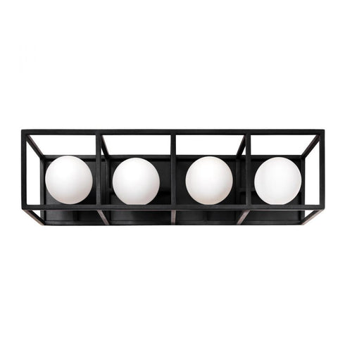 Varaluz Plaza 4 Light Bath Carbo Havana Gold in Carbon/Havana Gold Finish Model: 325B04CBHG