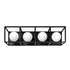 Varaluz Plaza 4 Light Bath Carbo Havana Gold in Carbon/Havana Gold Finish Model: 325B04CBHG