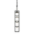 Varaluz Plaza 4 Light Foyer Carbo Havana Gold in Carbon/Havana Gold Finish Model: 325F04CBHG