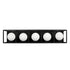 Varaluz Plaza 5 Light Bath Carbo Havana Gold in Carbon/Havana Gold Finish Model: 325B05CBHG
