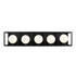 Varaluz Plaza 5 Light Bath Carbo Havana Gold in Carbon/Havana Gold Finish Model: 325B05CBHG
