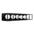 Varaluz Plaza 6 Light Bath Carbo Havana Gold in Carbon/Havana Gold Finish Model: 325B06CBHG