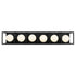 Varaluz Plaza 6 Light Bath Carbo Havana Gold in Carbon/Havana Gold Finish Model: 325B06CBHG