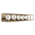 Varaluz Plaza 6 Light Bath Havana Gol Carbon in Havana Gold/Carbon Finish Model: 325B06HGCB