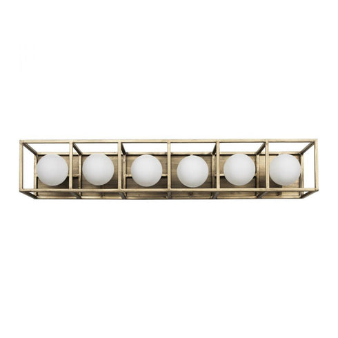 Varaluz Plaza 6 Light Bath Havana Gol Carbon in Havana Gold/Carbon Finish Model: 325B06HGCB
