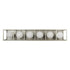 Varaluz Plaza 6 Light Bath Silverad Carbon in Silverado/Carbon Finish Model: 325B06SOCB