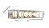 Varaluz Plaza 6 Light Bath Silverad Carbon in Silverado/Carbon Finish Model: 325B06SOCB