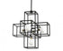 Varaluz Plaza 6 Light Pendant Carbo Havana Gold in Carbon/Havana Gold Finish Model: 325P06CBHG