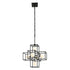Varaluz Plaza 6 Light Pendant Carbo Havana Gold in Carbon/Havana Gold Finish Model: 325P06CBHG