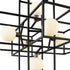 Varaluz Plaza 6 Light Pendant Carbo Havana Gold in Carbon/Havana Gold Finish Model: 325P06CBHG