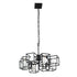 Varaluz Plaza 8 Light Pendant Carbo Havana Gold in Carbon/Havana Gold Finish Model: 325C08CBHG