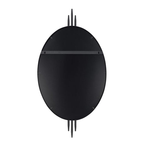 Varaluz Propaganda 22x41 Oval Wall Mirror in Black Model: 460MI22BL