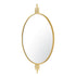 Varaluz Propaganda 22x41 Oval Wall Mirror in Gold Model: 460MI22GO