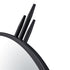 Varaluz Propaganda 30x41 Wall Mirror in Black Model: 460MI30BL