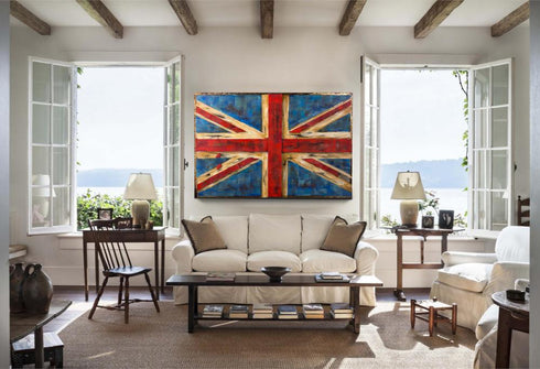 Varaluz Retrograde UK Flag Wall Art Model: 4DWA0104