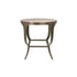 Varaluz Saint Regis Center Table in Moon Haze Silver Leaf Model: 524TN30A