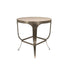 Varaluz Saint Regis Center Table in Moon Haze Silver Leaf Model: 524TN30A