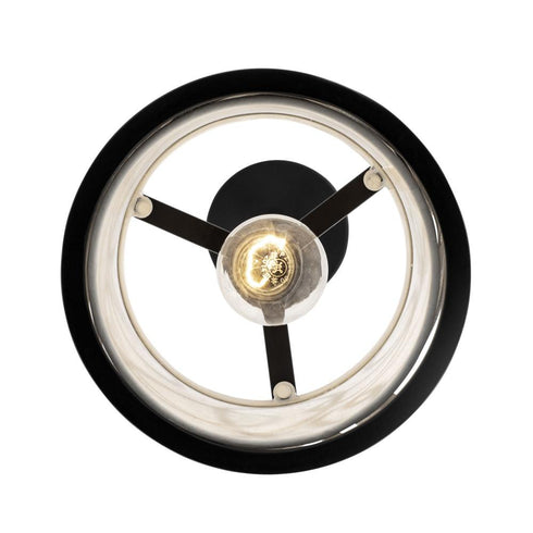 Varaluz Scribble 1 Light Mini Pendant Matte Blac Model: 381M01MBAR