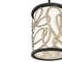 Varaluz Scribble 1 Light Mini Pendant Matte Blac Model: 381M01MBAR
