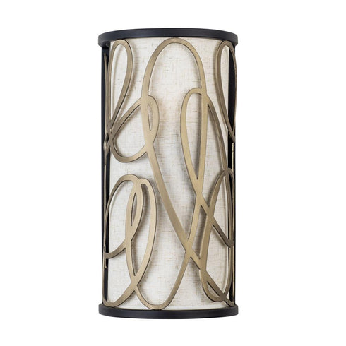 Varaluz Scribble 2 Light Sconce Matte Blac Artifact Model: 381W02MBAR
