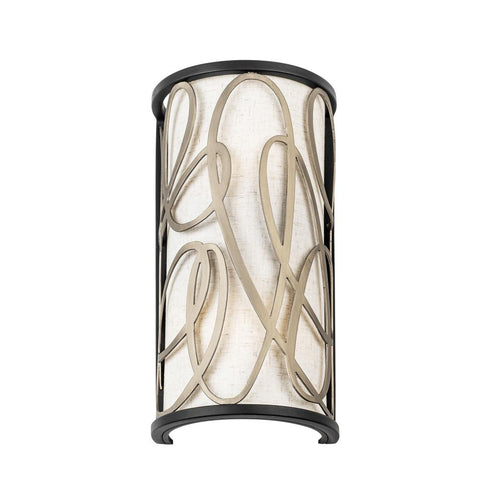 Varaluz Scribble 2 Light Sconce Matte Blac Artifact Model: 381W02MBAR