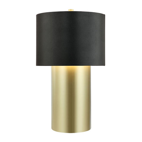 Varaluz Secret Agent 1 Light Table Lamp Painted Gol Model: 368T01GOB